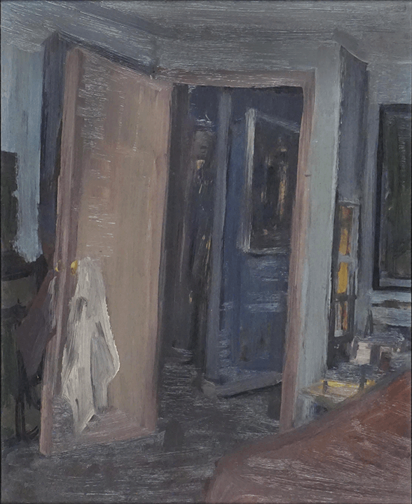 Open door in studio